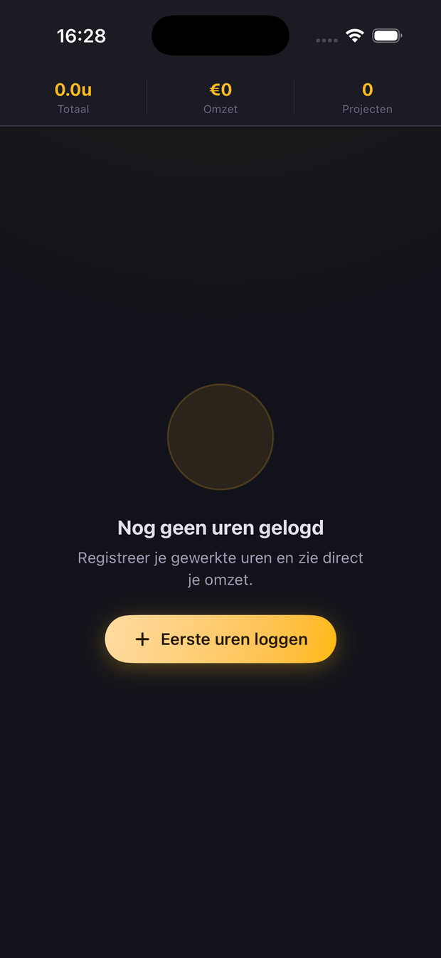 Urenregistratie in de Fiskr app